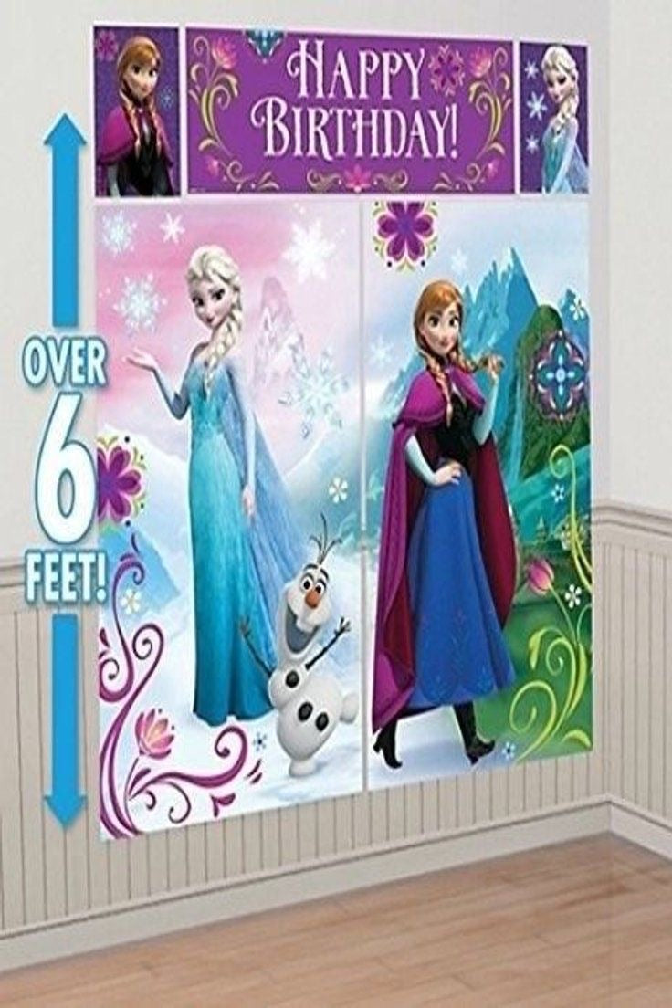 Frozen Scene Setter with Photo Booth Props