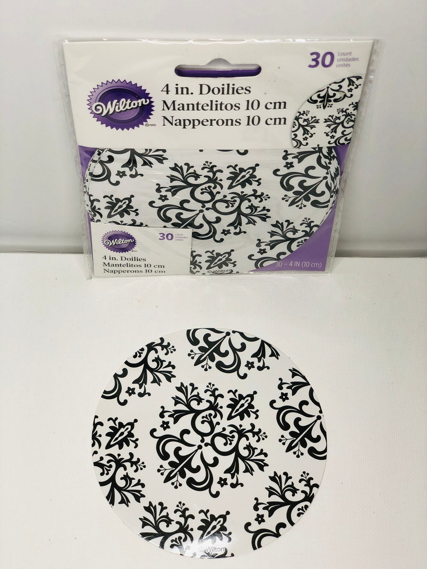 Doilies -White and Black