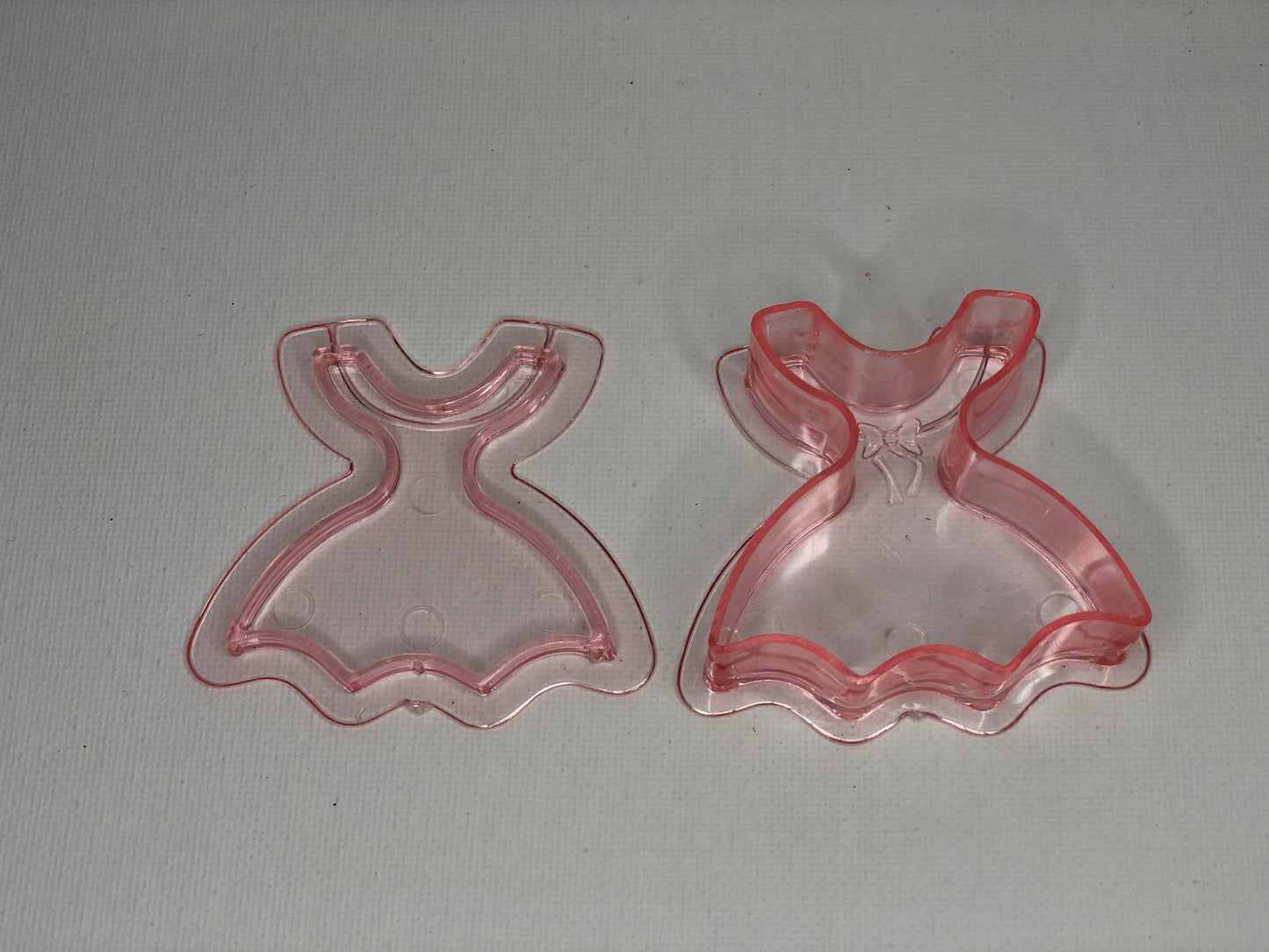 Pink plastic favor Dress